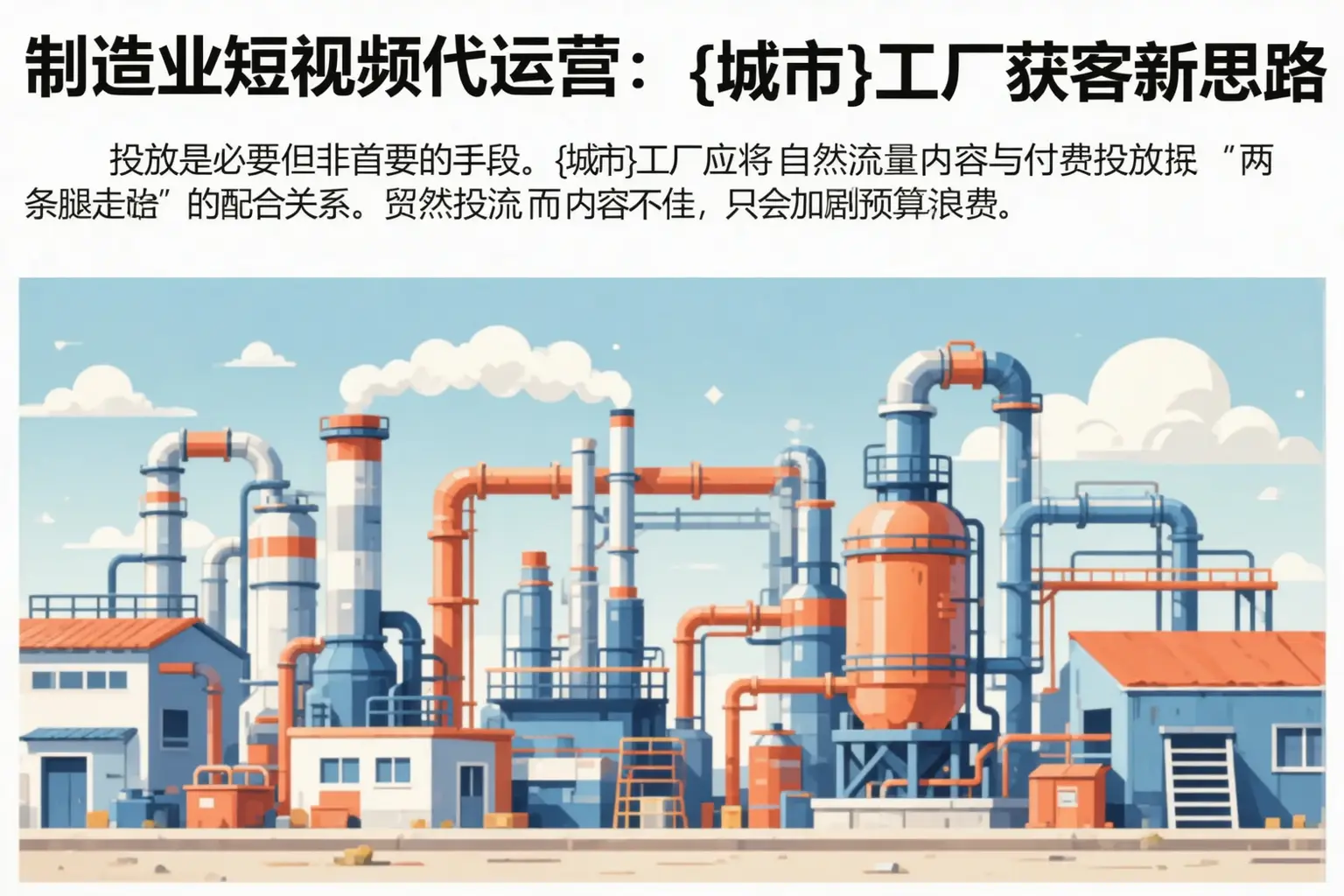 制造业短视频代运营：临川工厂获客新思路